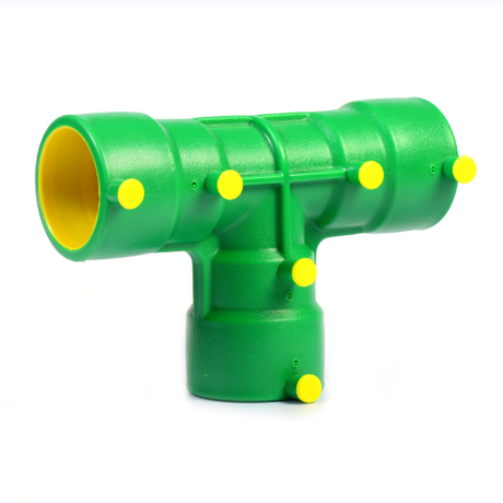 UPP-106 Double Layer HDPE Fuel Tranfer Pipe T Joint for Gas Station
