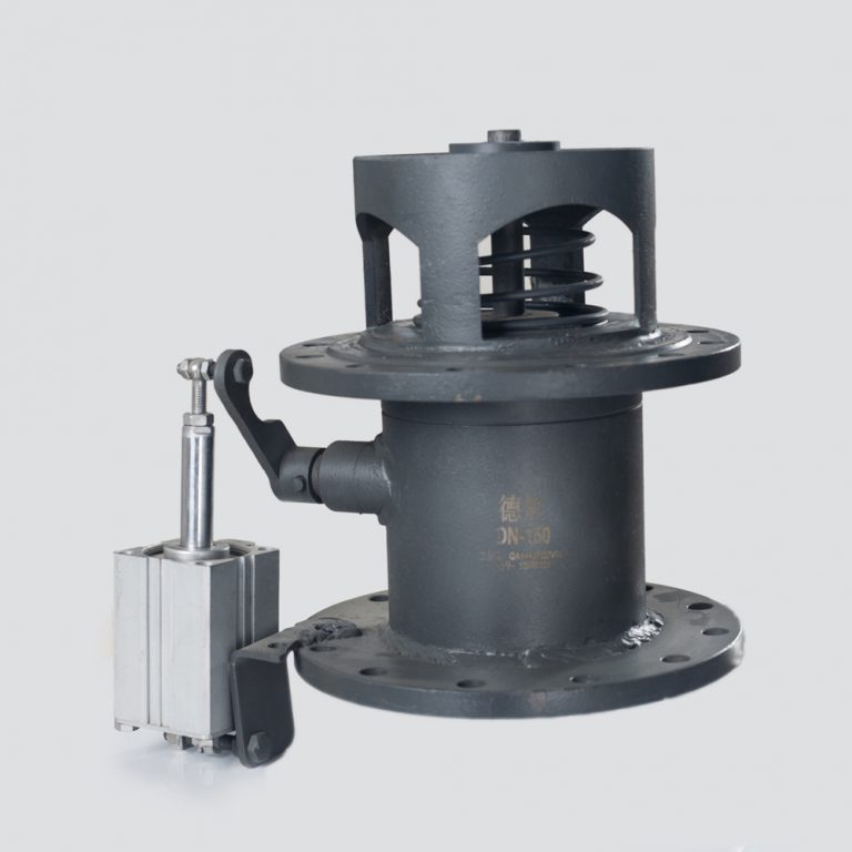 GY814B Carbon Steel Stainless Steel 6 Inch Bottom Valve